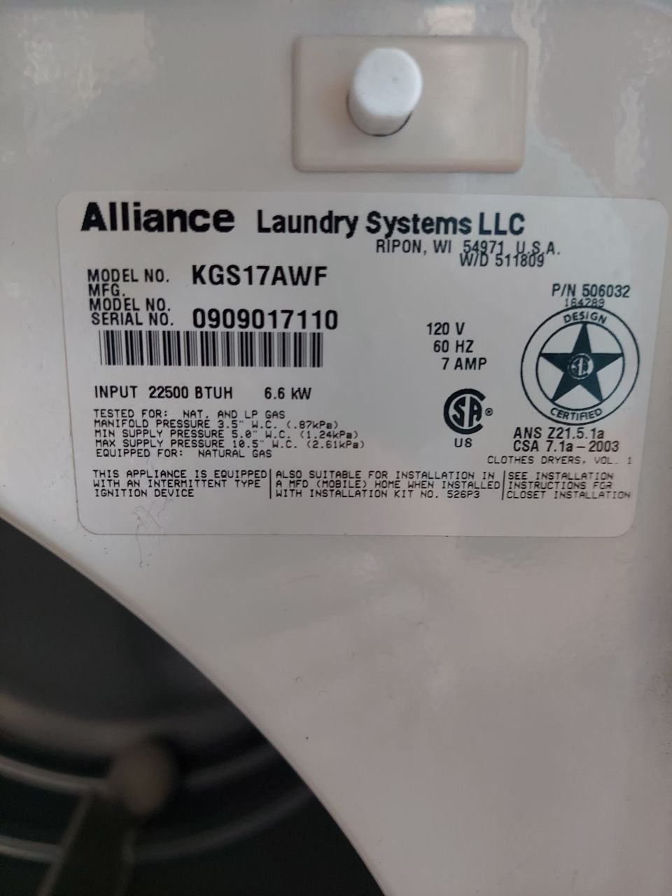 Commercial Dryer Speed Queen Repair San Diego, CA, US