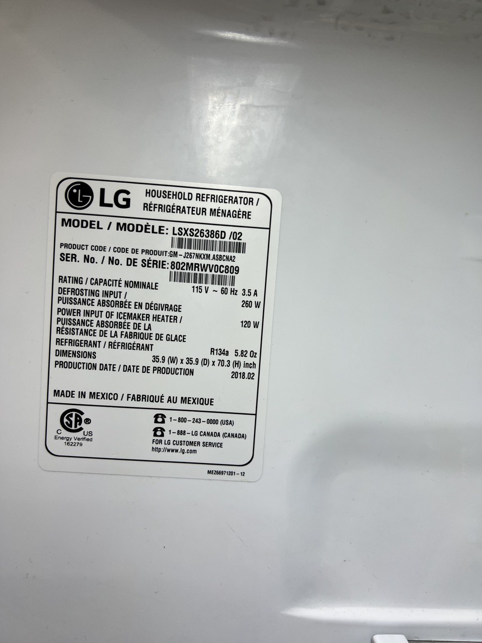 Fridge LG Repair San Diego, CA, US