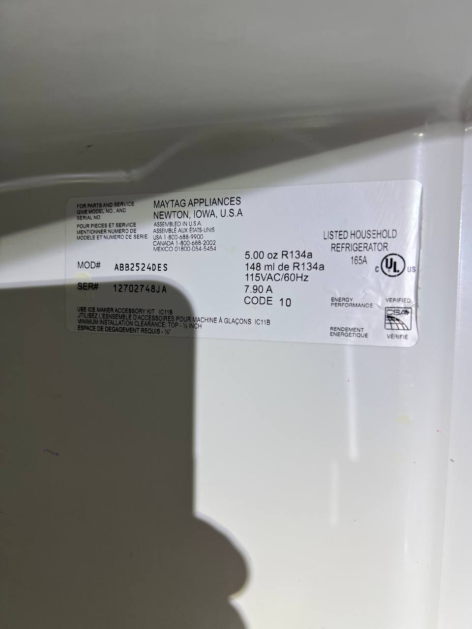 Fridge Maytag Repair Pacific Beach San Diego County, CA, US