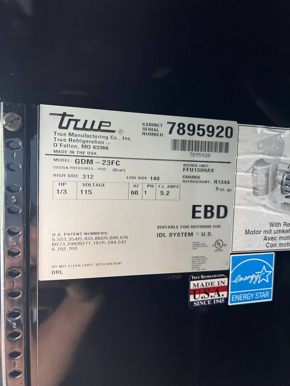 Commercial Fridge True Maintenance San Diego, CA, US