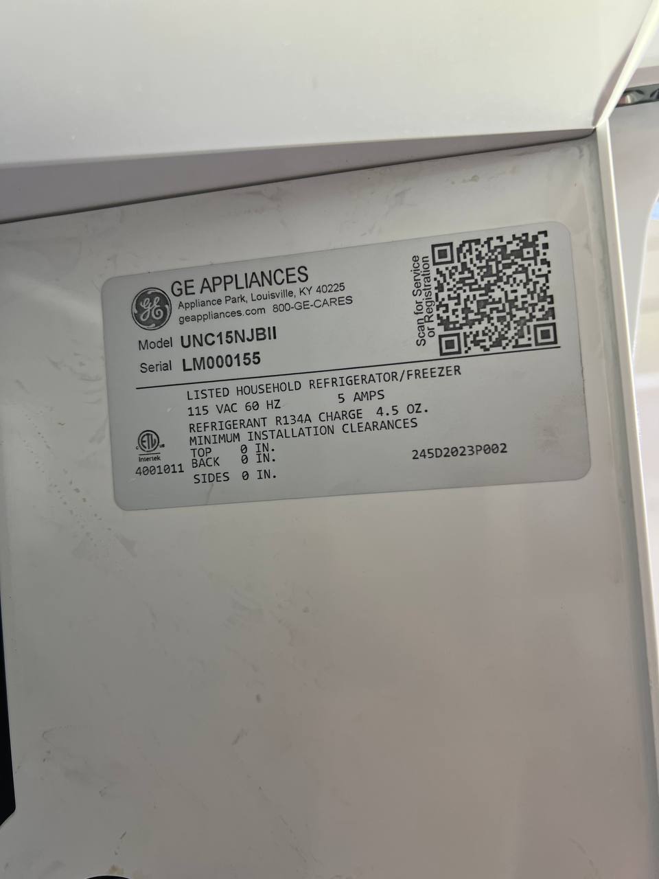Residential Ice maker GE Cafee Repair Ocean Beach San Diego County, CA, US