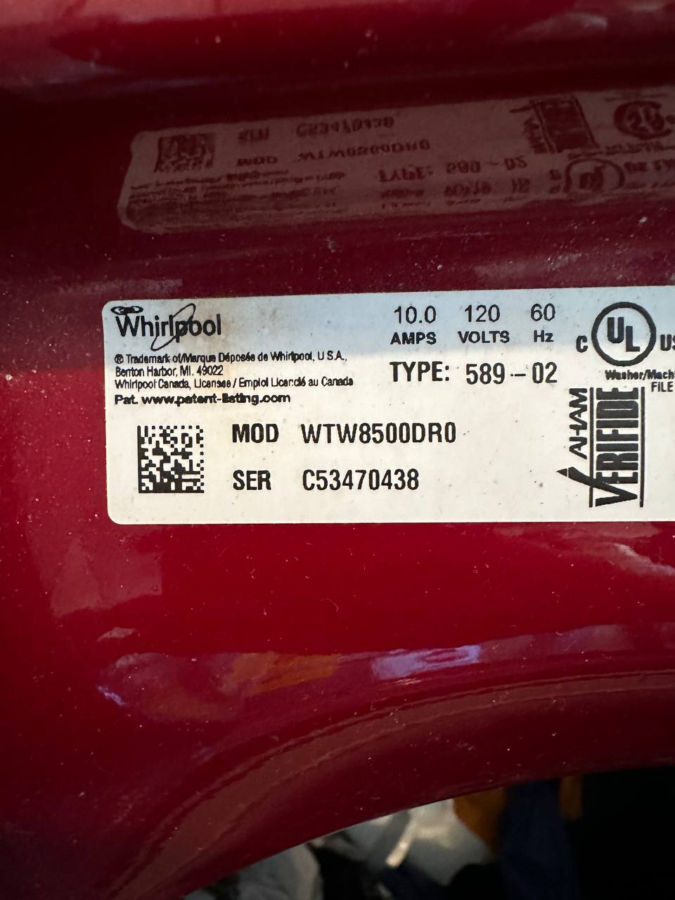 Washer Whirlpool Repair Spring Valley San Diego County, CA, US