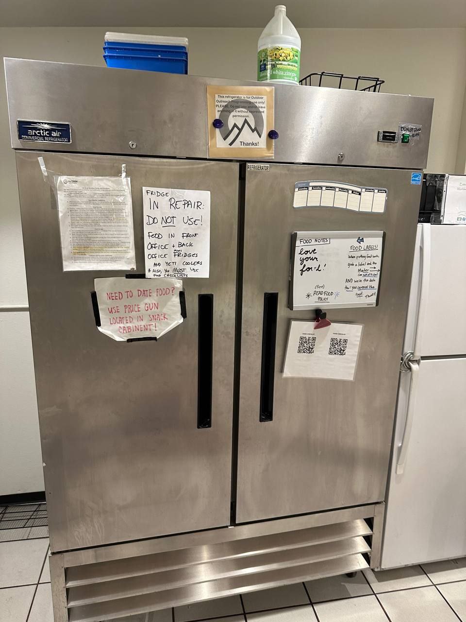 Commercial Refrigerator ArcticAir Repair